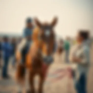 Community Engagement at Abu Dhabi Equestrian Club Community members participating in equestrian workshops