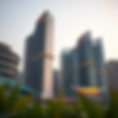 Stunning exterior view of Cricket Tower showcasing its modern architecture