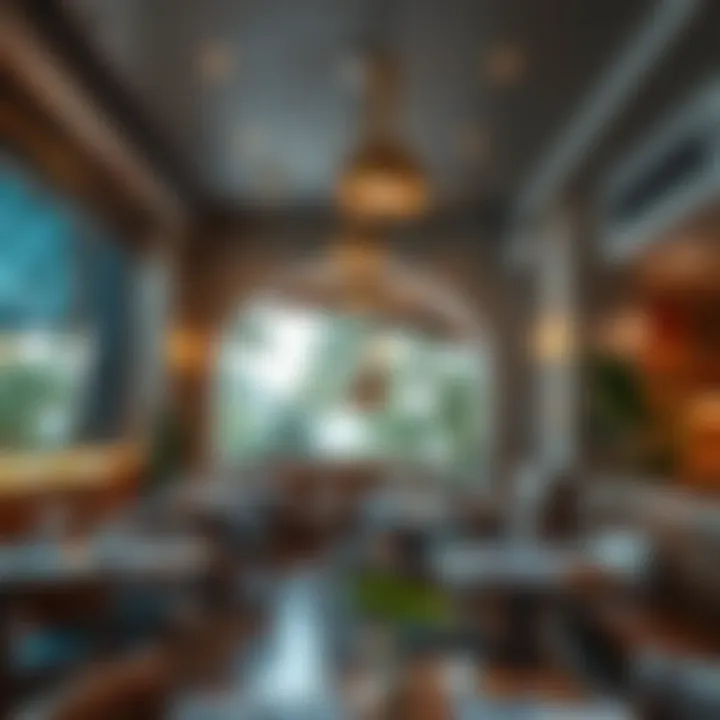 Cozy interior of a local gem restaurant, highlighting its unique decor