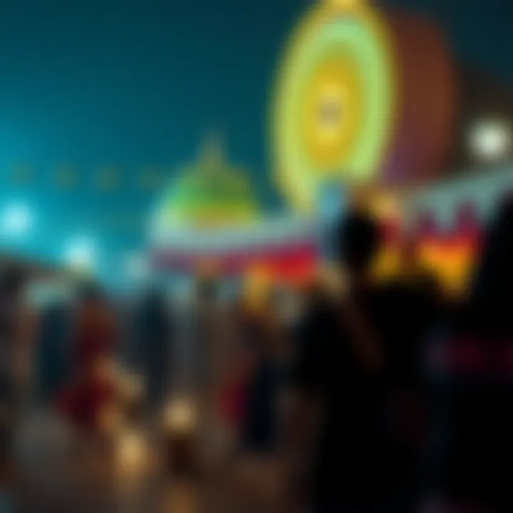 A vibrant cultural event showcasing traditional performances in Dubai.