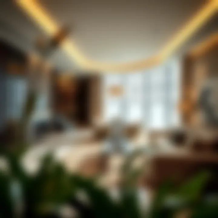 Luxury apartment interiors