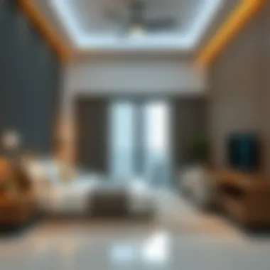 Modern Room Interior in Rashidiya Charming room interior showcasing modern design