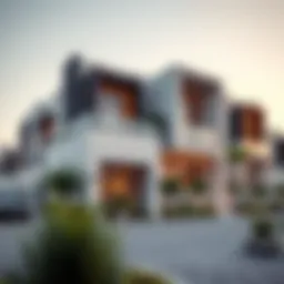 Stunning exterior view of Shamal Terraces showcasing contemporary architecture