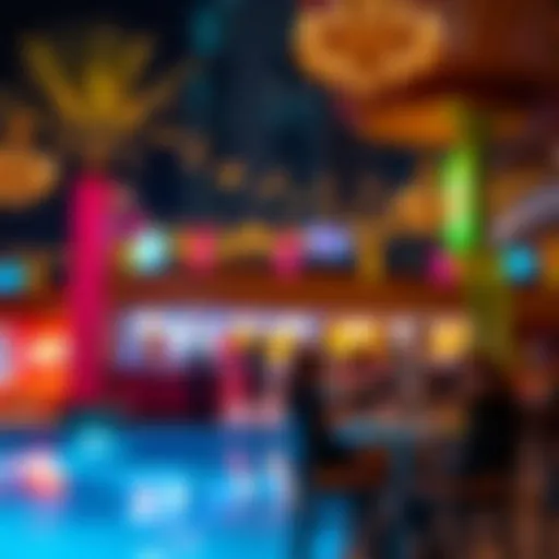 Vibrant atmosphere at Barasti beach bar in Dubai