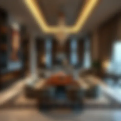 Stunning interior design of a luxury Dubai apartment