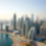 Luxurious skyline of Dubai showcasing iconic architecture