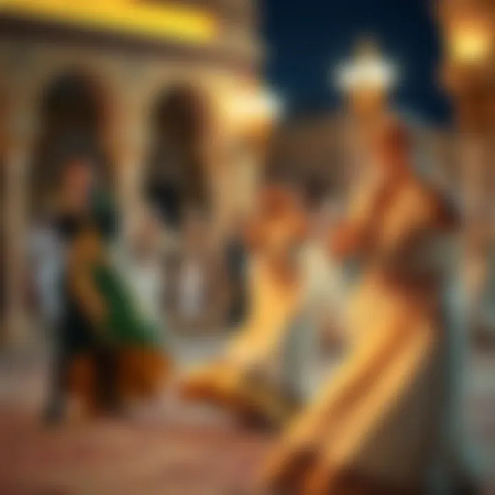 Traditional Emirati cultural performance