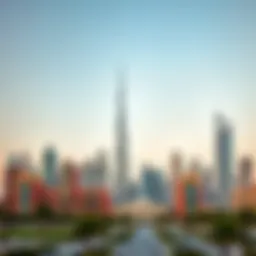Stunning skyline of Dubai showcasing Qube development architecture