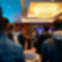 Networking event in Dubai showcasing diverse professionals