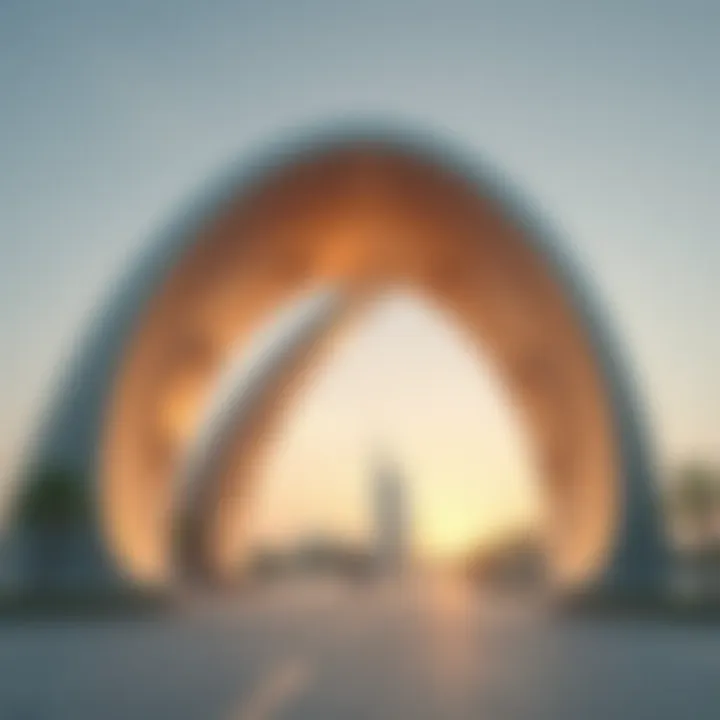 Future innovative arch structures in Dubai